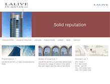 Tablet Screenshot of laliveinqatar.com